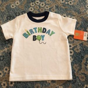 Carters NWT 🎈 birthday boy shirt  🎂